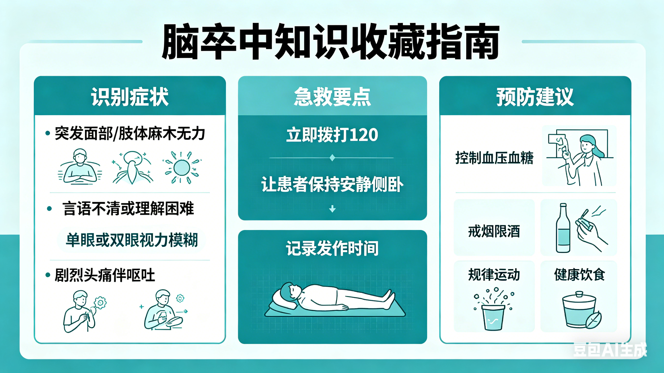 脑卒中这些知识请收藏，以备不时之需